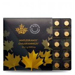 Canadian Gold Maple Leaf (1g)