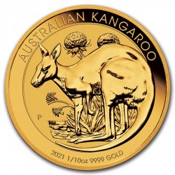 Australian Kangaroos 2021 (1/10oz) + Cápsula